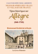 Notes historiques sur Allègre - 946-1789
