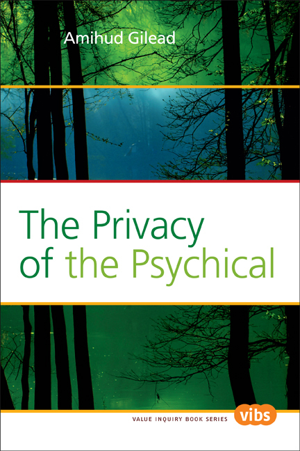 THE PRIVACY OF THE PSYCHICAL