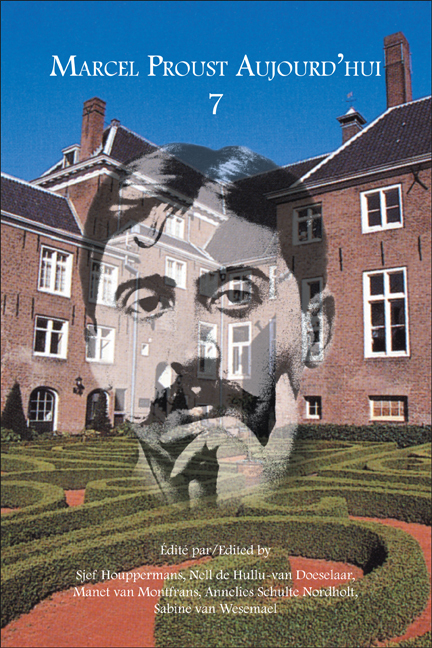 MARCEL PROUST AUJOURD'HUI