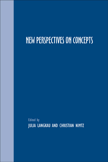 NEW PERSPECTIVES ON CONCEPTS