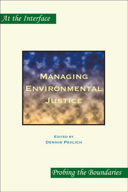 MANAGING ENVIRONMENTAL JUSTICE