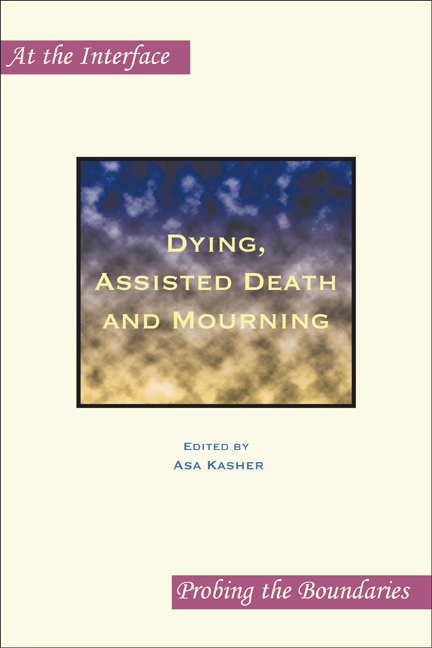 DYING, ASSISTED DEATH AND MOURNING