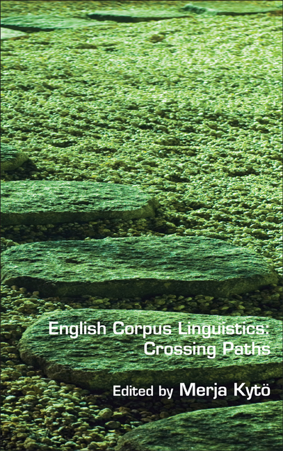 ENGLISH CORPUS LINGUISTICS: CROSSING PATHS