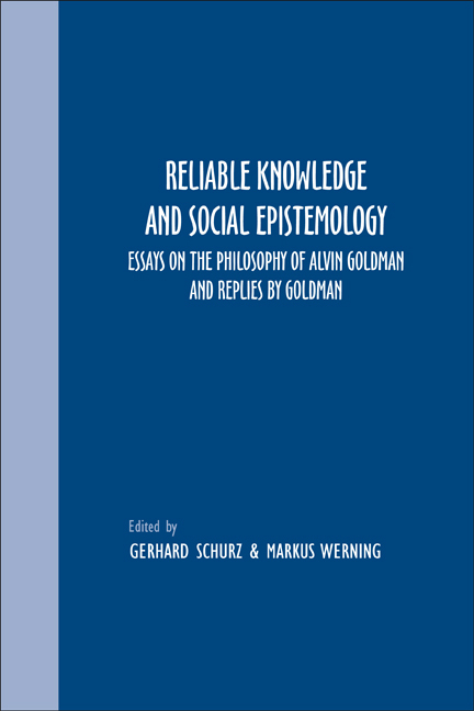 RELIABLE KNOWLEDGE AND SOCIAL EPISTEMOLOGY