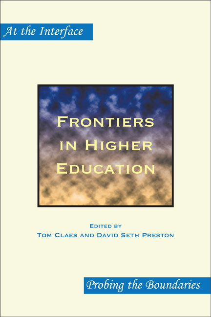 FRONTIERS IN HIGHER EDUCATION