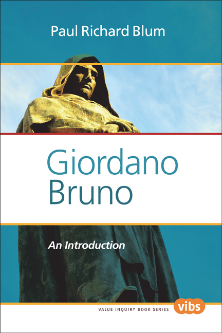 GIORDANO  BRUNO. AN INTRODUCTION