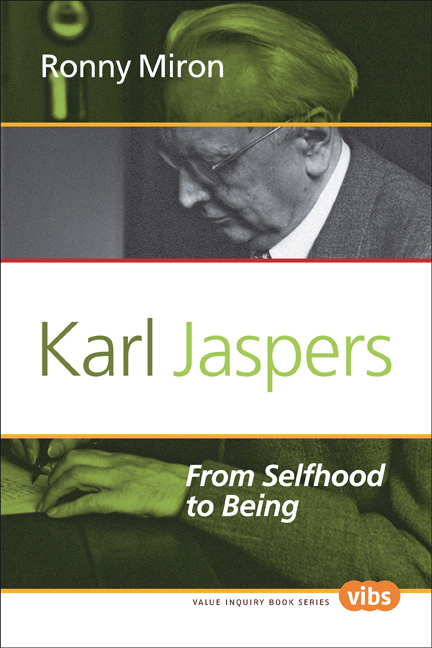 KARL JASPERS. FROM SELFHOOD TO BEING