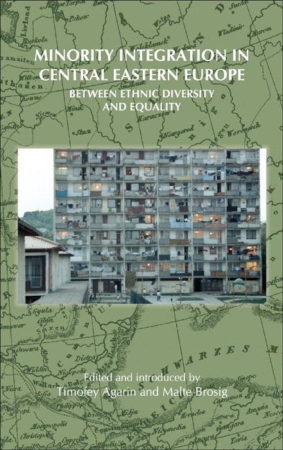 MINORITY INTEGRATION IN CENTRAL EASTERN EUROPE