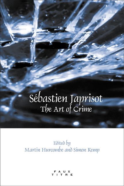 SEBASTIEN JAPRISOT. THE ART OF CRIME.