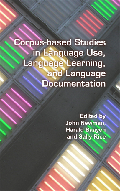 CORPUS-BASED STUDIES IN LANGUAGE USE, LANGUAGE LEARNING, AND LANGUAGE DOCUMENTATION