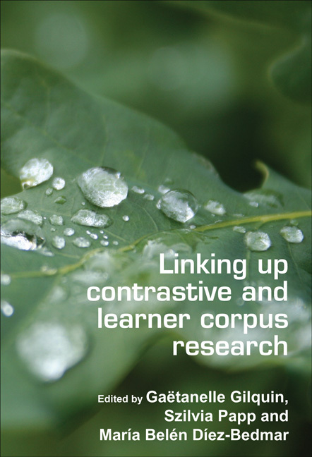 LINKING UP CONTRASTIVE AND LEARNER CORPUS RESEARCH