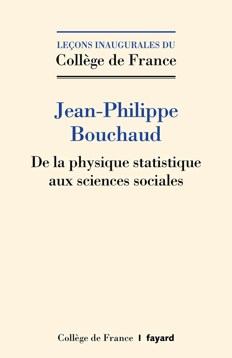 DE LA PHYSIQUE STATISTIQUE AUX SCIENCES SOCIALES