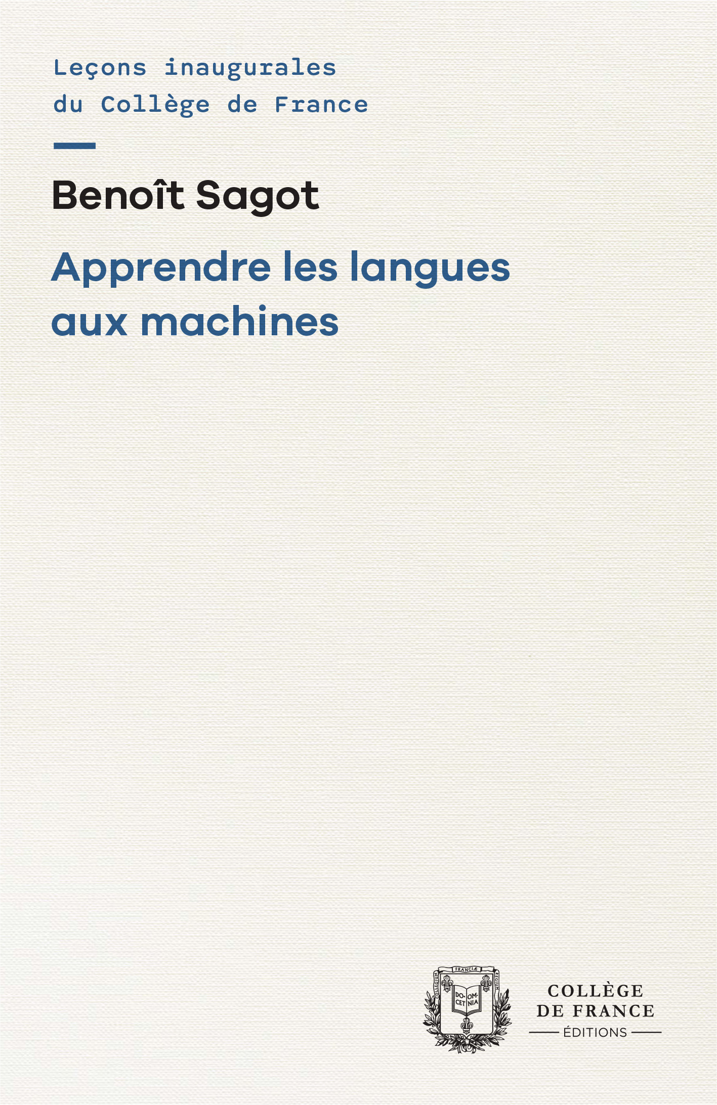 APPRENDRE LES LANGUES AUX MACHINES