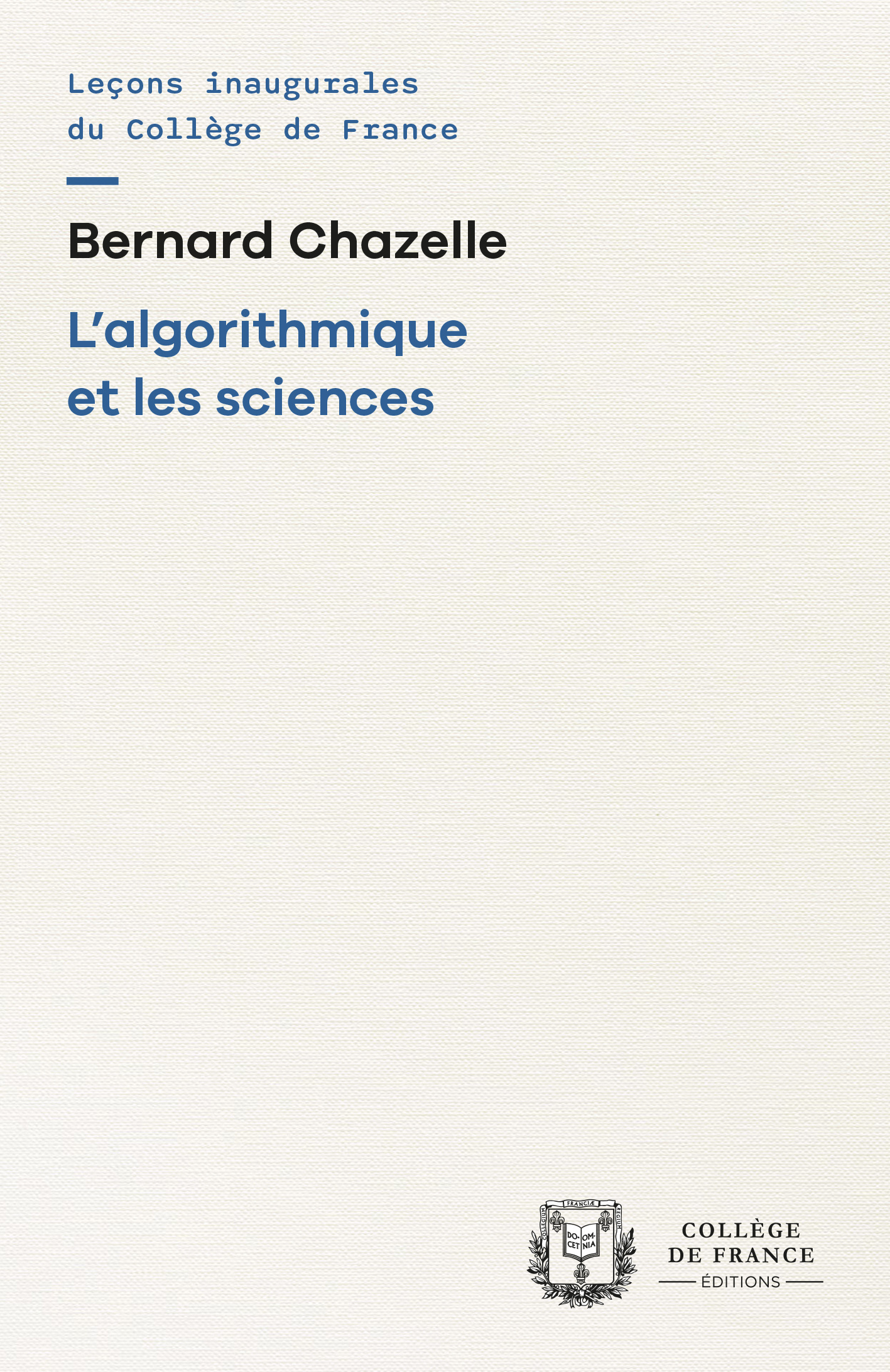 L'ALGORITHMIQUE ET LES SCIENCES