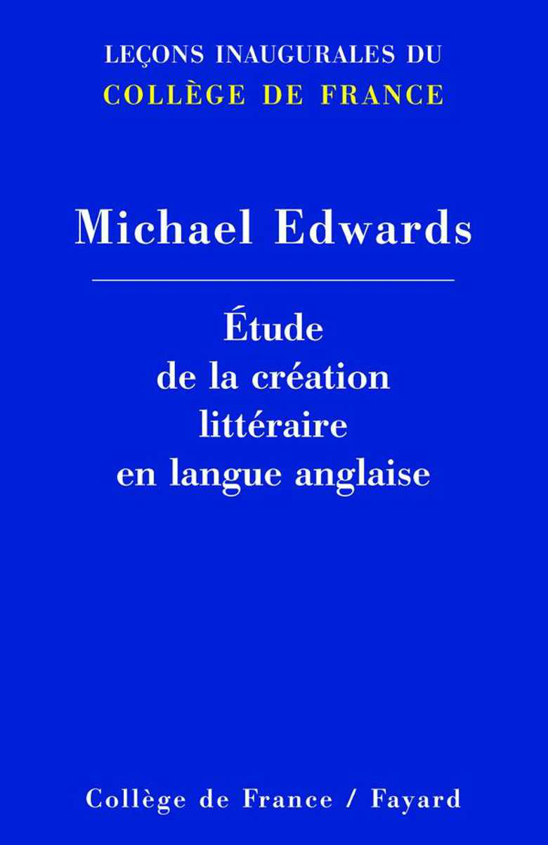 ETUDE DE LA CREATION LITTERAIRE EN LANGUE ANGLAISE