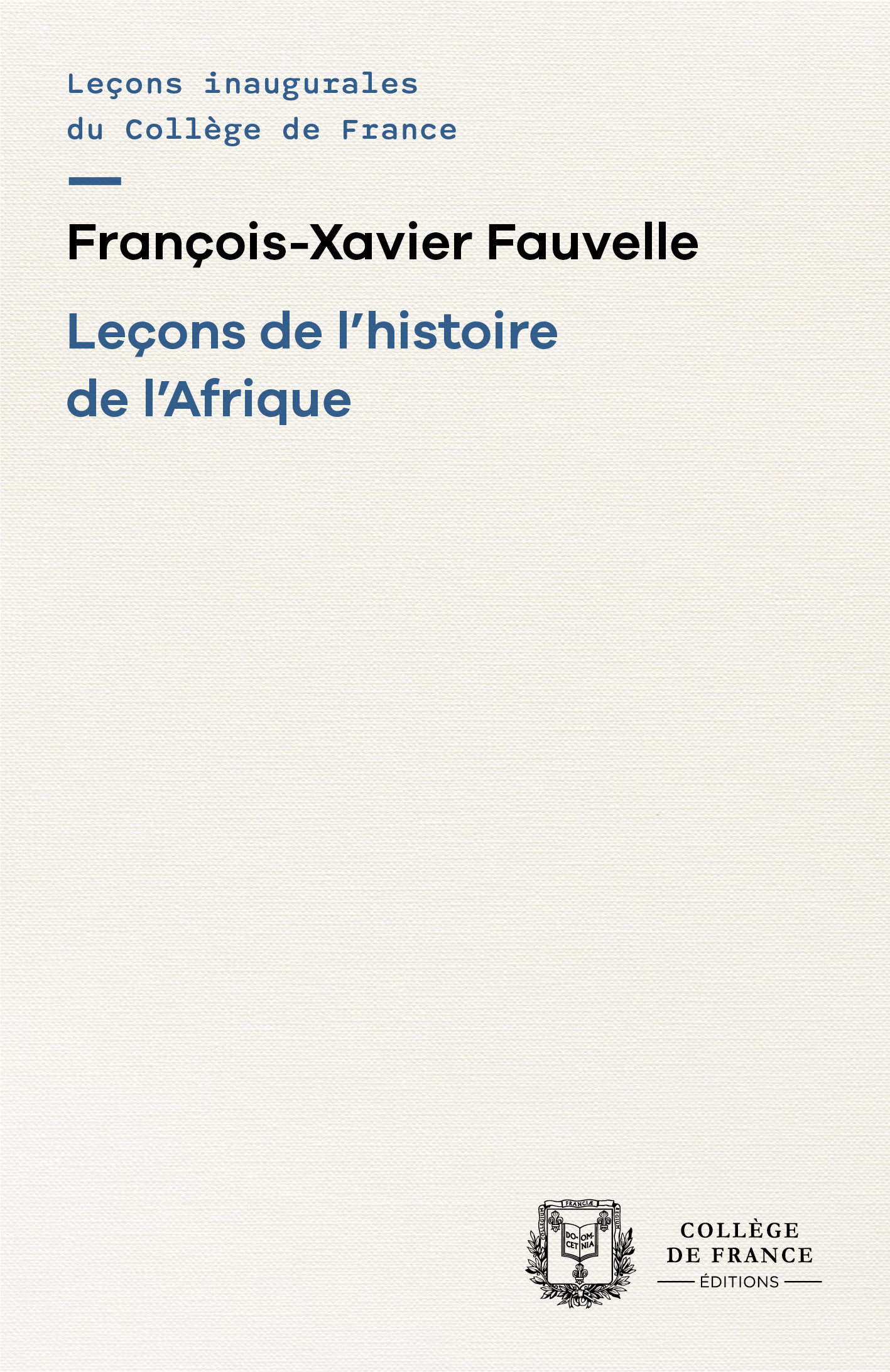 LECONS DE L'HISTOIRE DE L'AFRIQUE