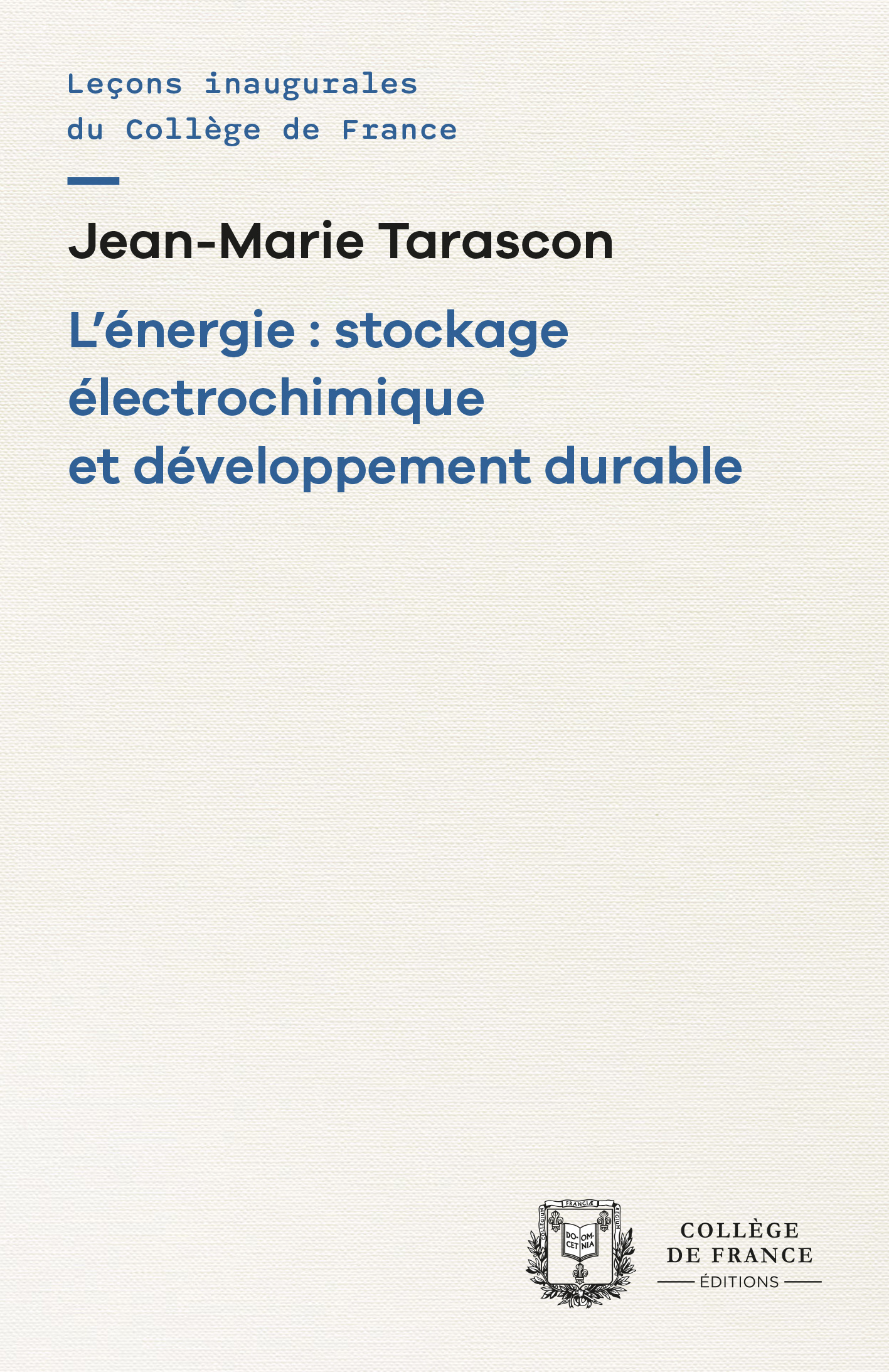 L'ENERGIE : STOCKAGE ELECTROCHIMIQUE ET DEVELOPPEMENT DURABLE