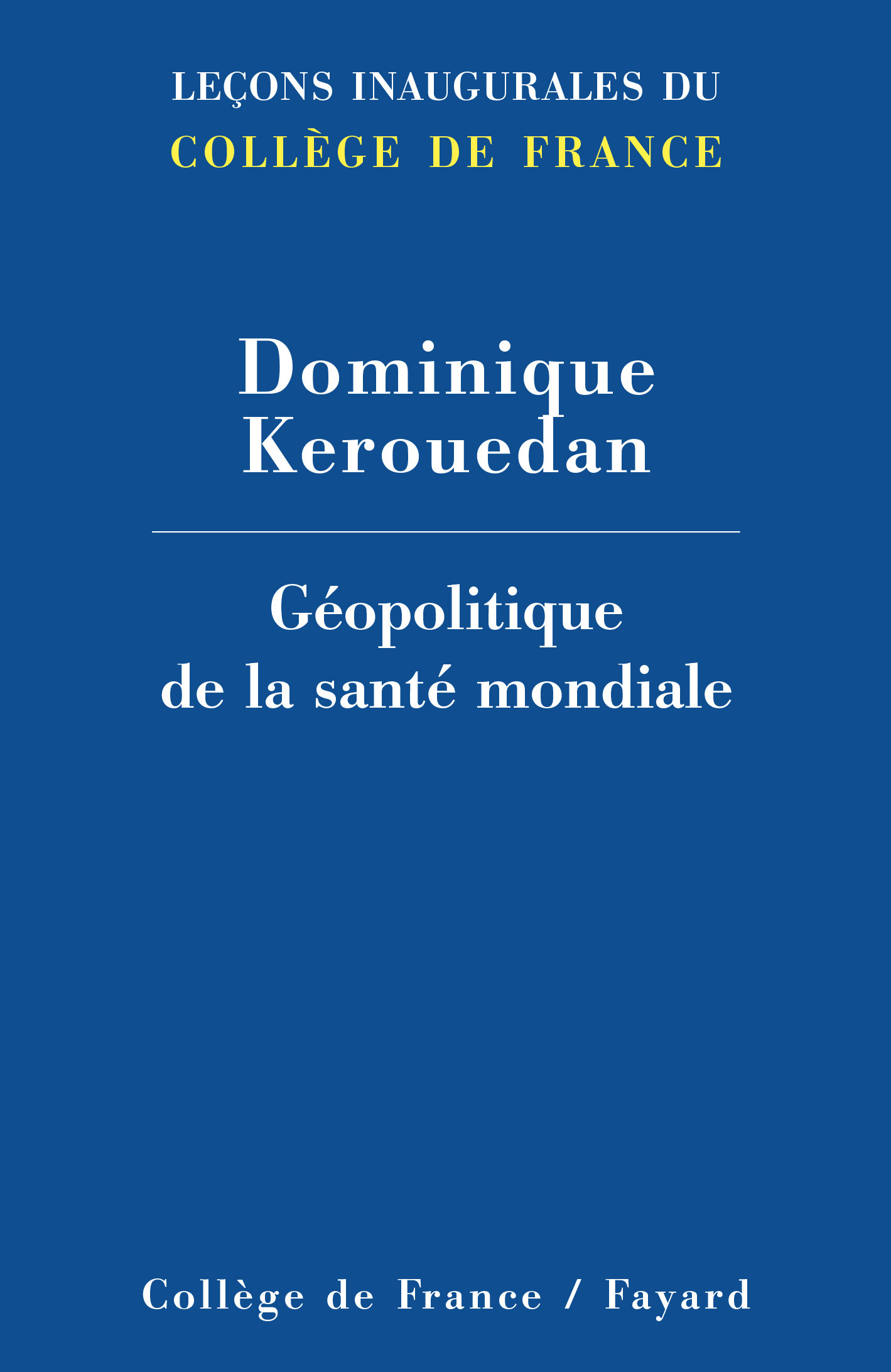 GEOPOLITIQUE DE LA SANTE MONDIALE