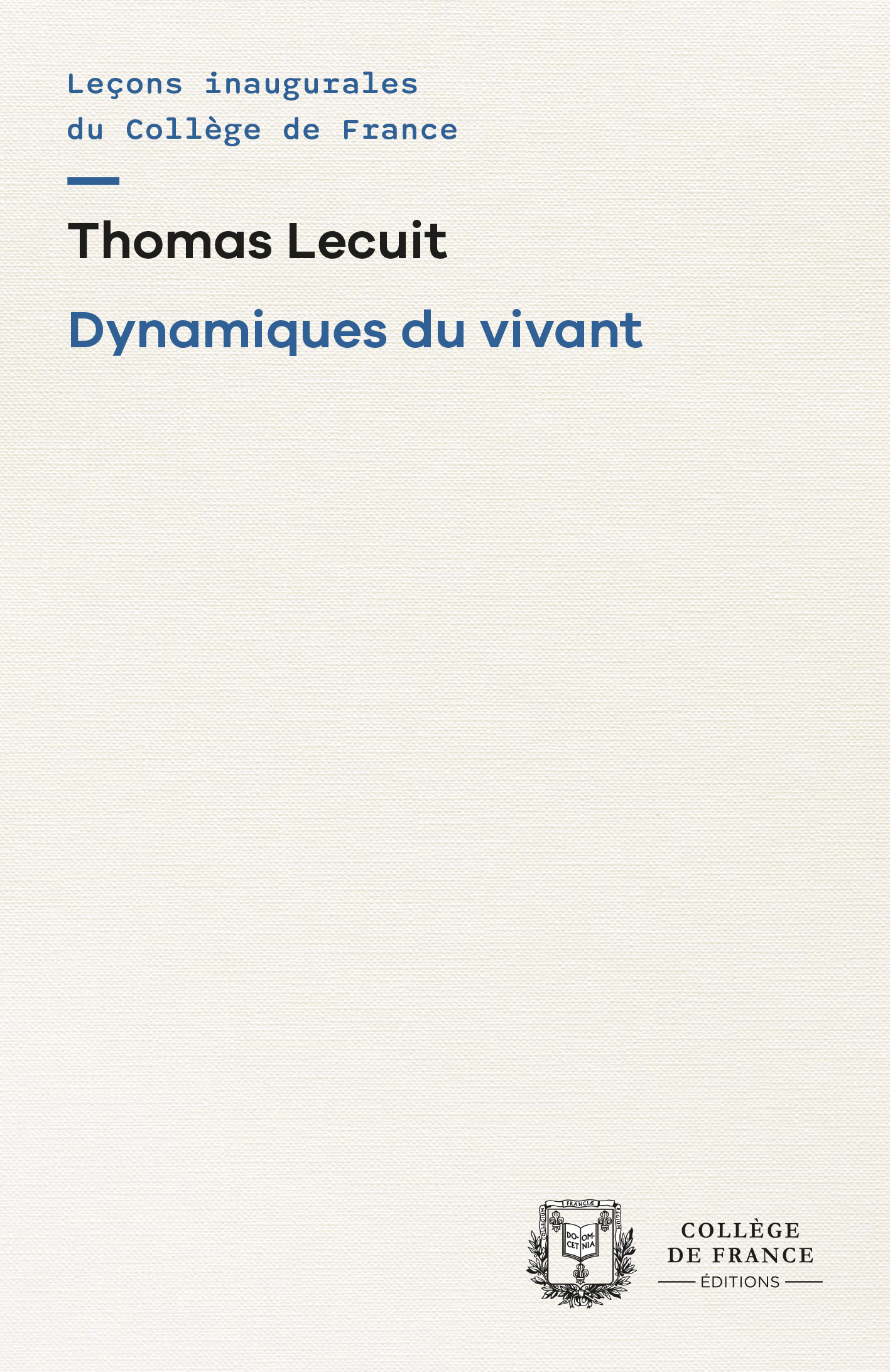 DYNAMIQUES DU VIVANT