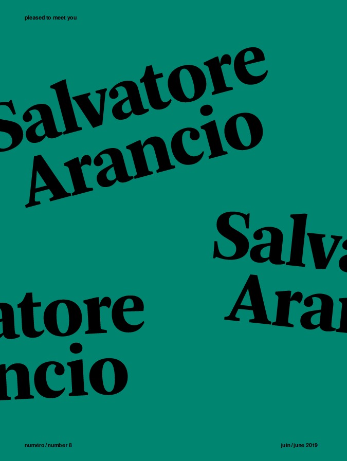 Pleased to meet you : Salvatore Arancio