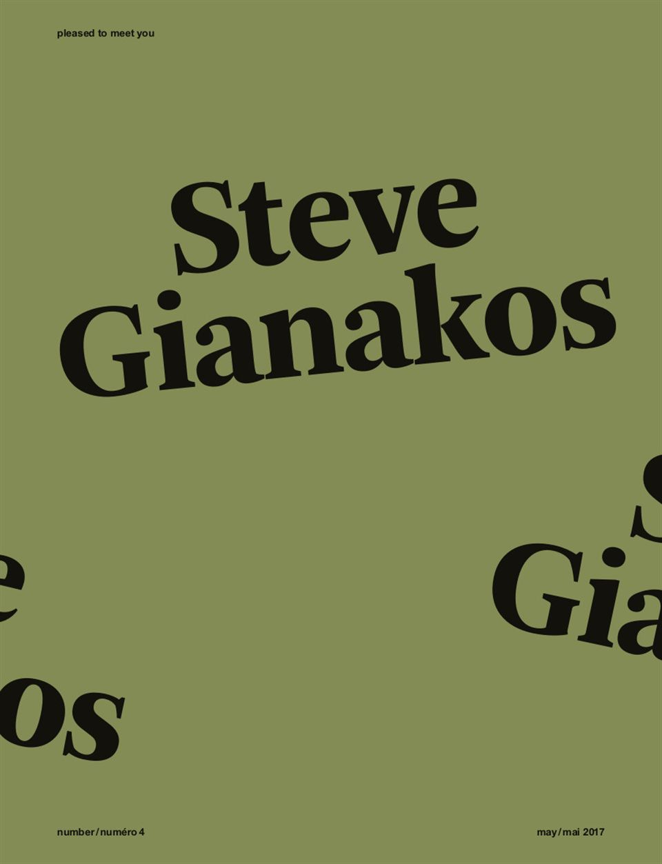 Pleased To Meet You : Steve Gianakos