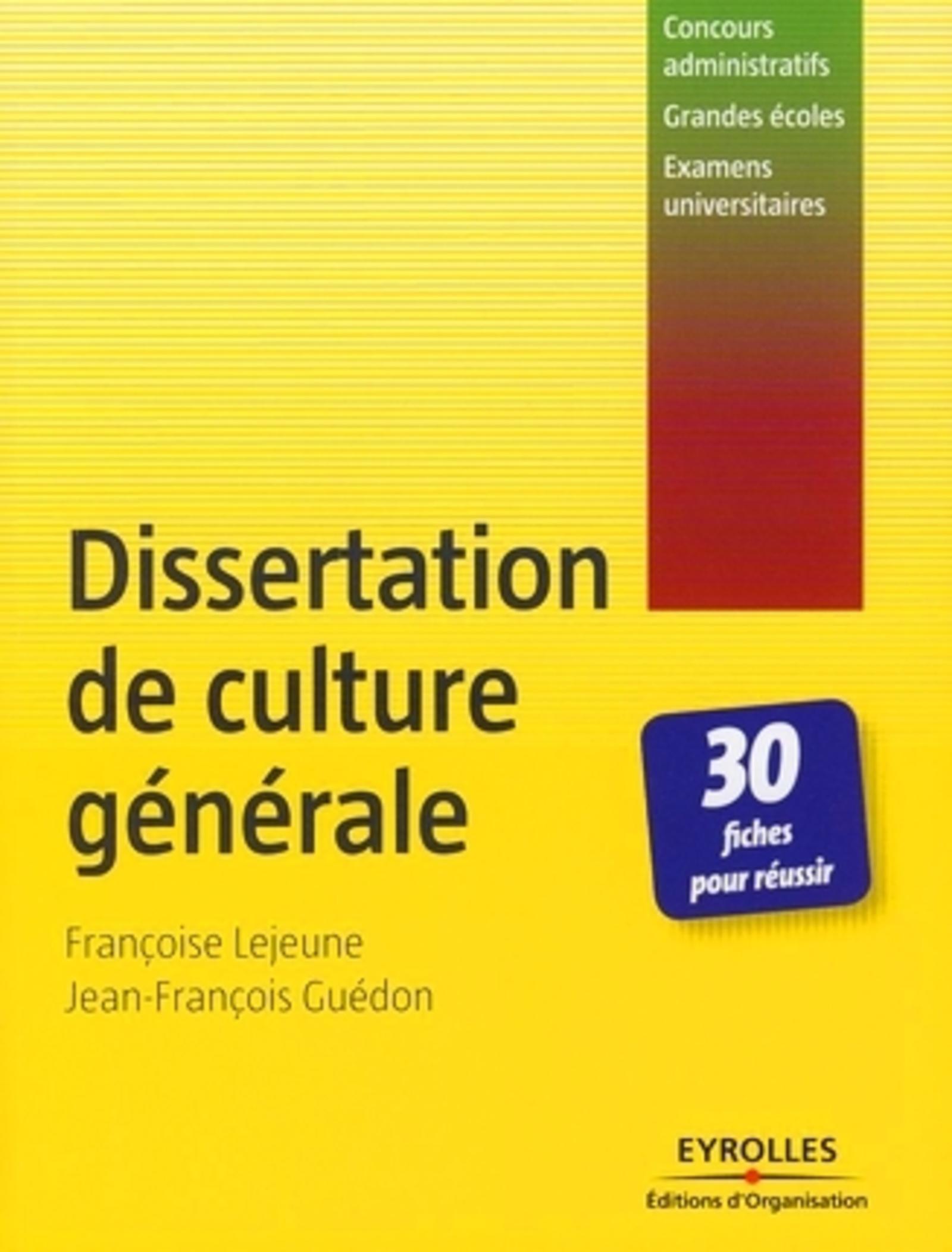Dissertation de culture générale