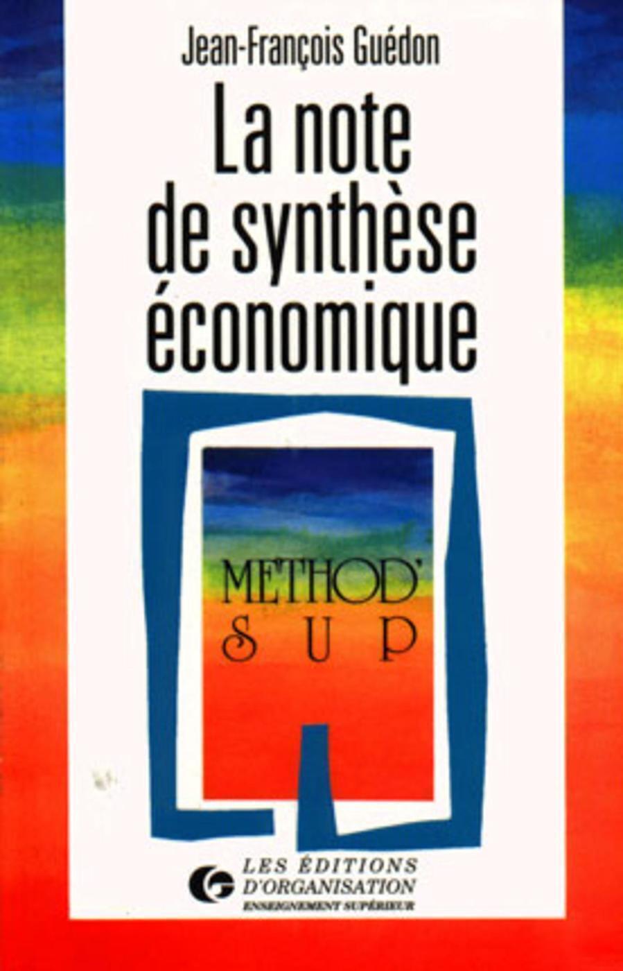 La note de synthèse économique
