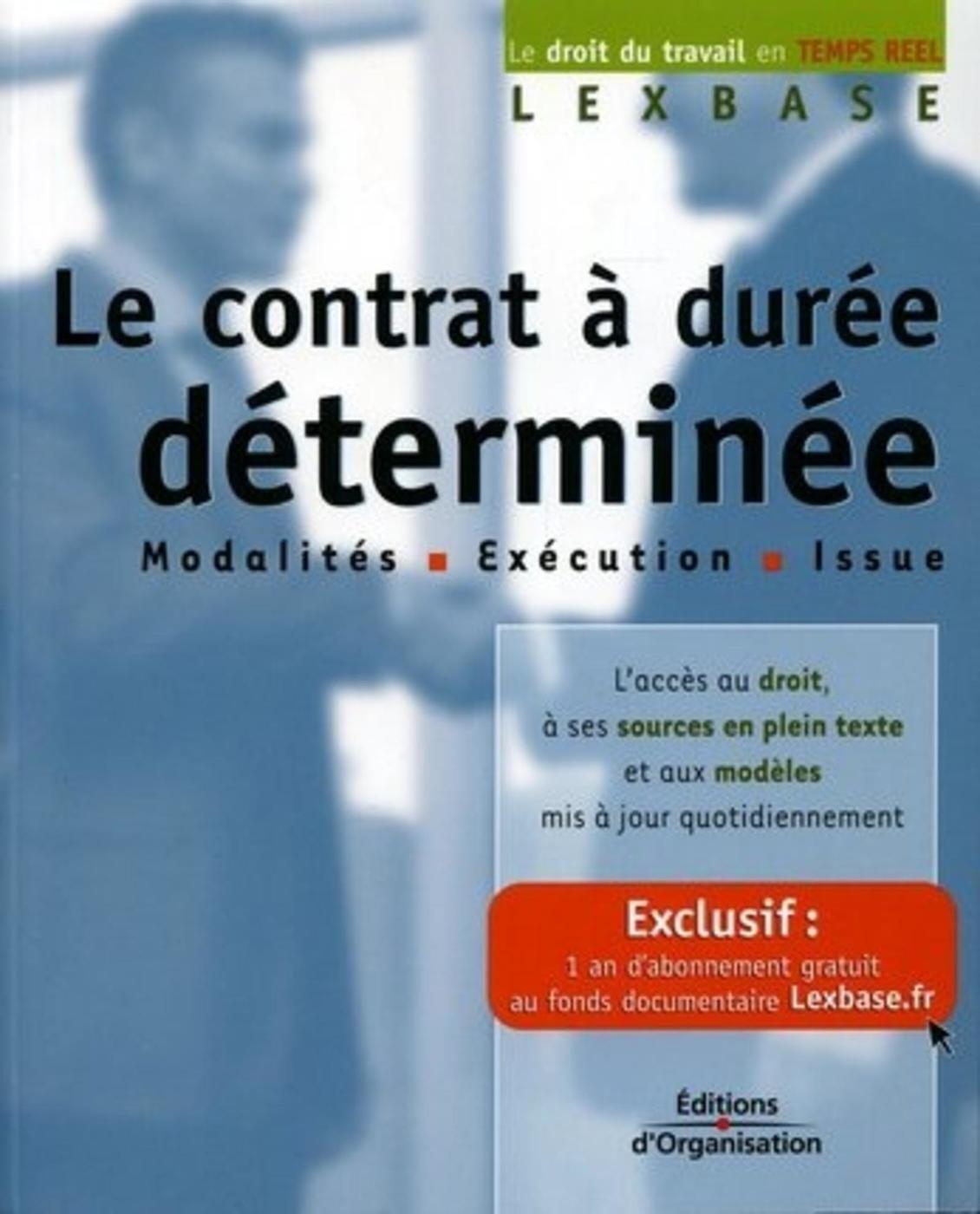 Le contrat à durée déterminée