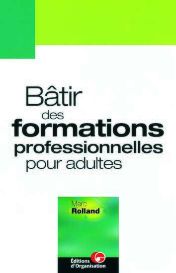 Bâtir des formations professionnelles pour adultes