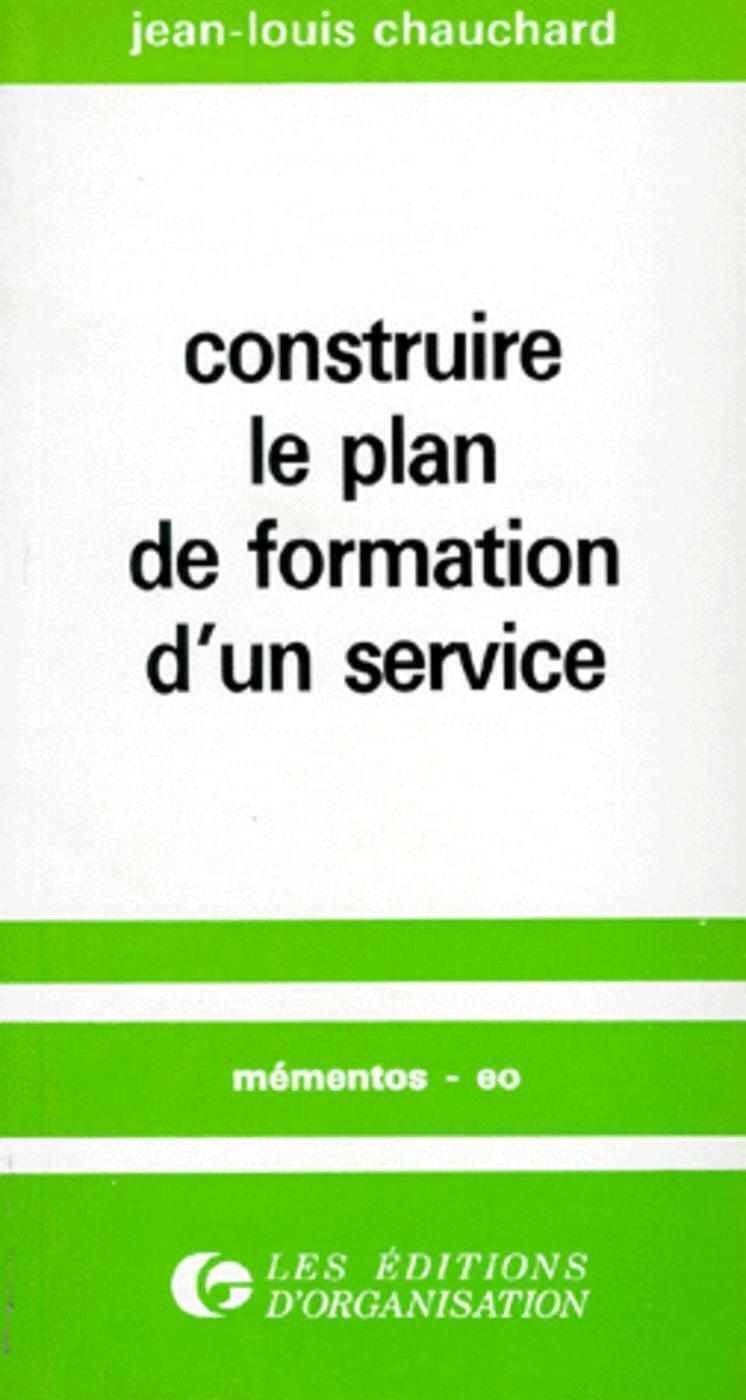 Construire le plan de formation d'un service