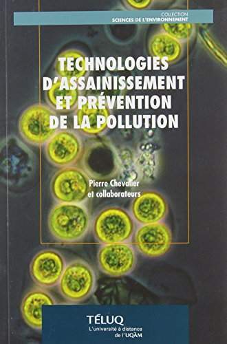 TECHNOLOGIES D'ASSAINISSEMENT ET PREVENTION DE LA POLLUTION