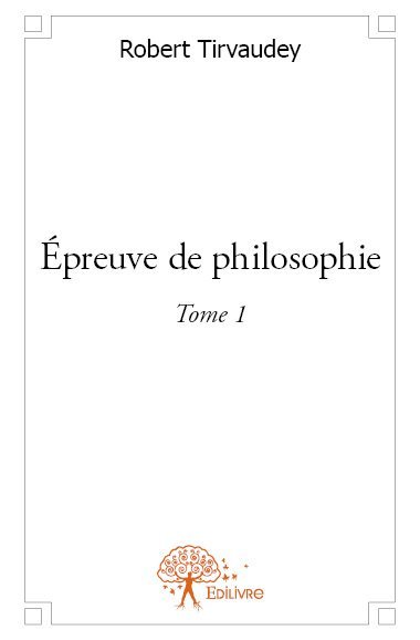 épreuve de philosophie