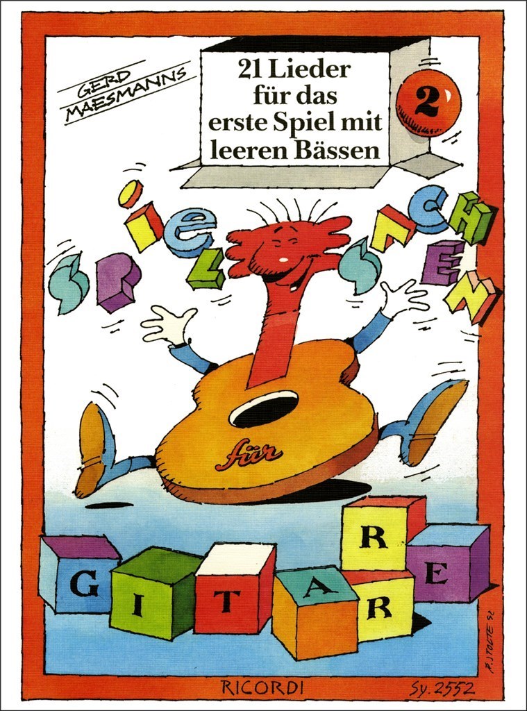 21 LIEDER GERD MAESMANS : 21 LIEDER FUR DAS ERSTE SPIEL MIT LEEREN BASSEN - GUITARE