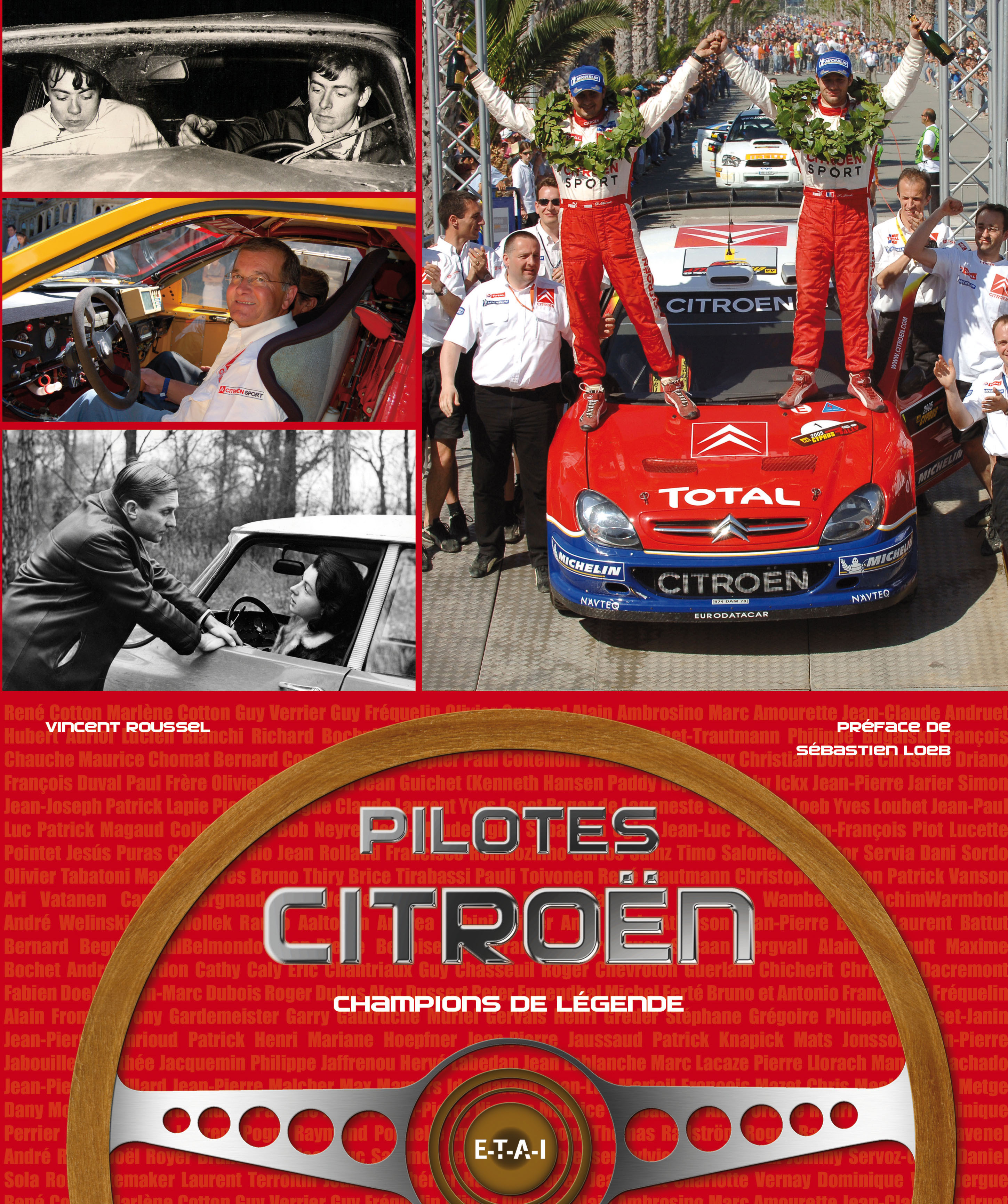 Pilotes Citroën - champions de légende