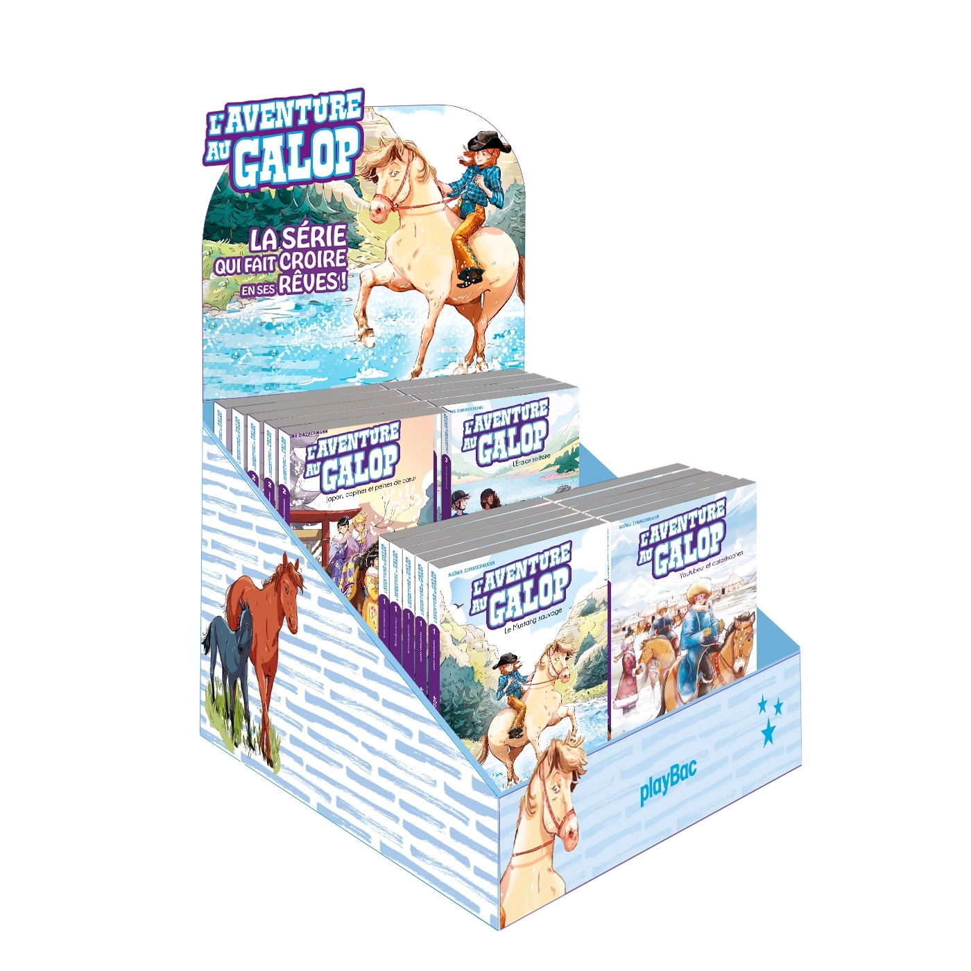 PLV Comptoir 20 ex. Aventure au Galop - Mars 2026