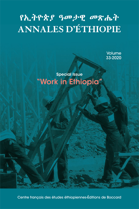 Annales d'Ethiopie. Volume 33. Années 2020