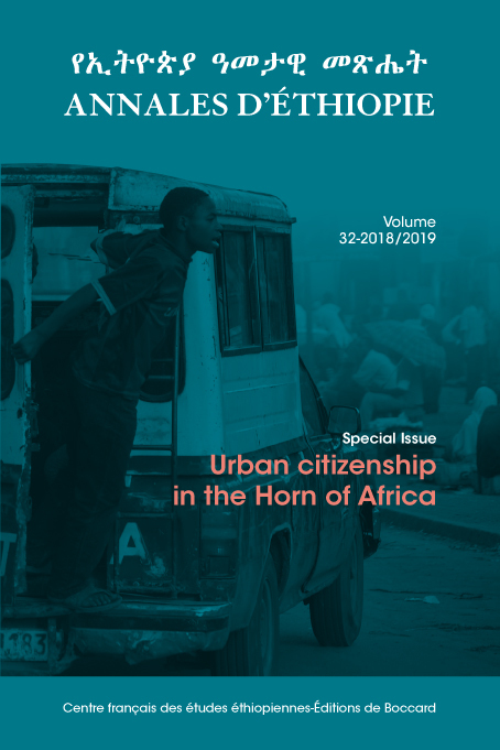 Annales d'Ethiopie. Volume 32. Année 2018-2019