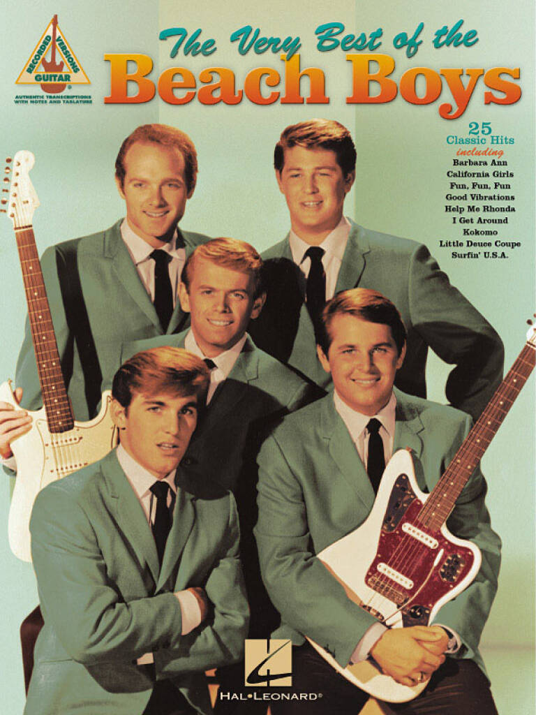 THE VERY BEST OF THE BEACH BOYS - GUITAR RECORDED VERSION (25 CHANSONS)