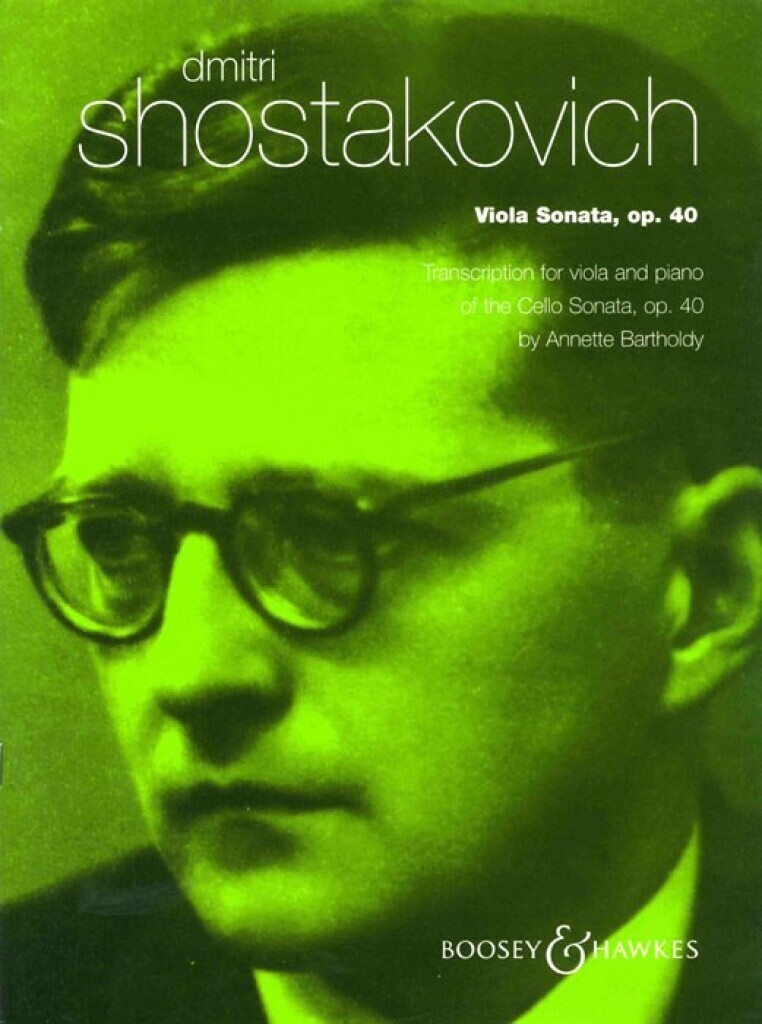 DIMITRI SHOSTAKOVICH : VIOLA SONATA OP. 40 - ALTO ET PIANO