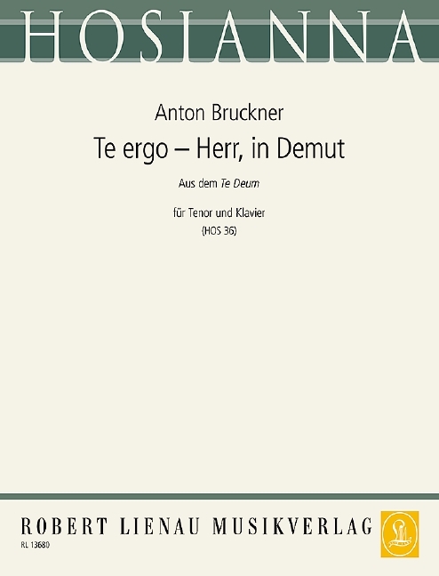 Te ergo – Herr, in Demut (Te deum)