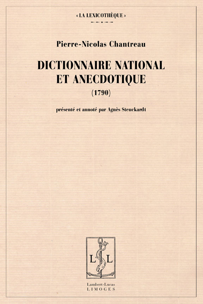 Dictionnaire national et anecdotique - 1790
