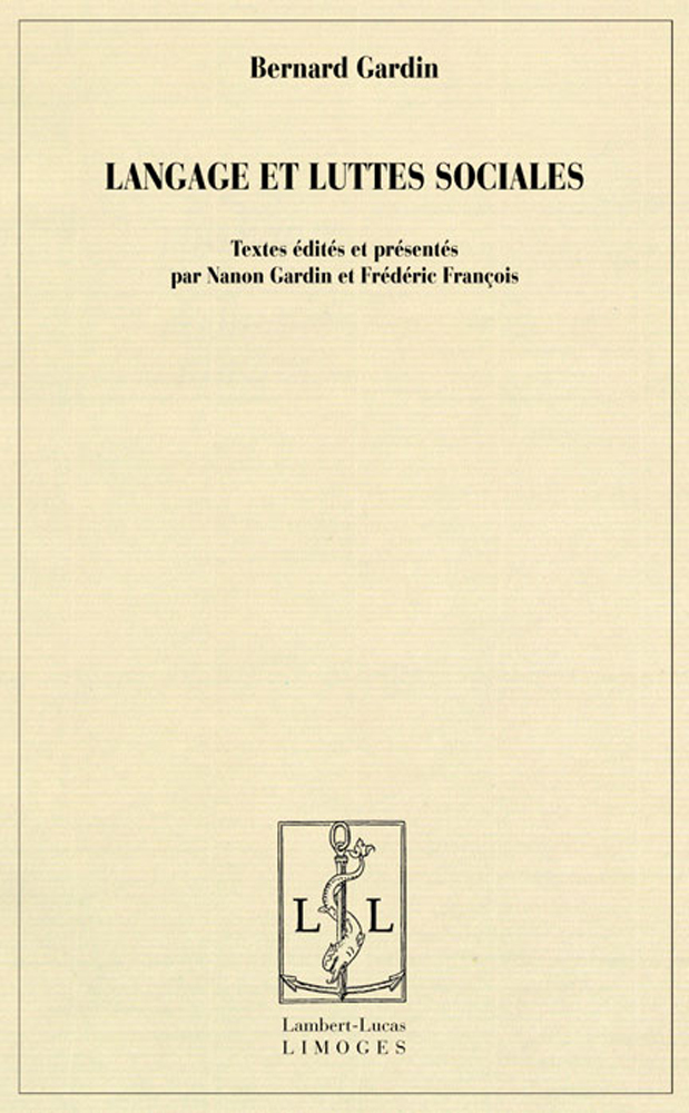 Langage et luttes sociales