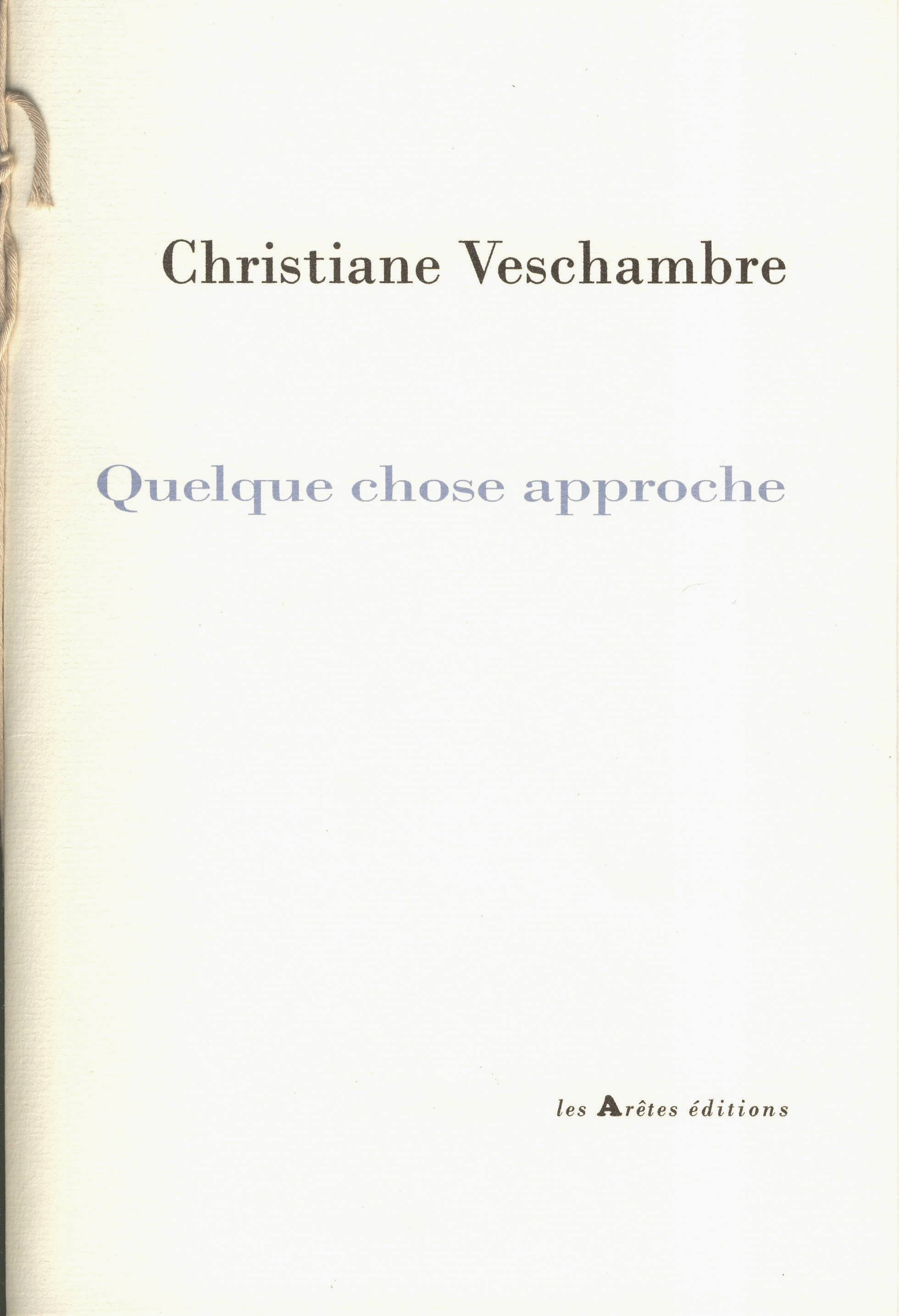 Quelque chose approche