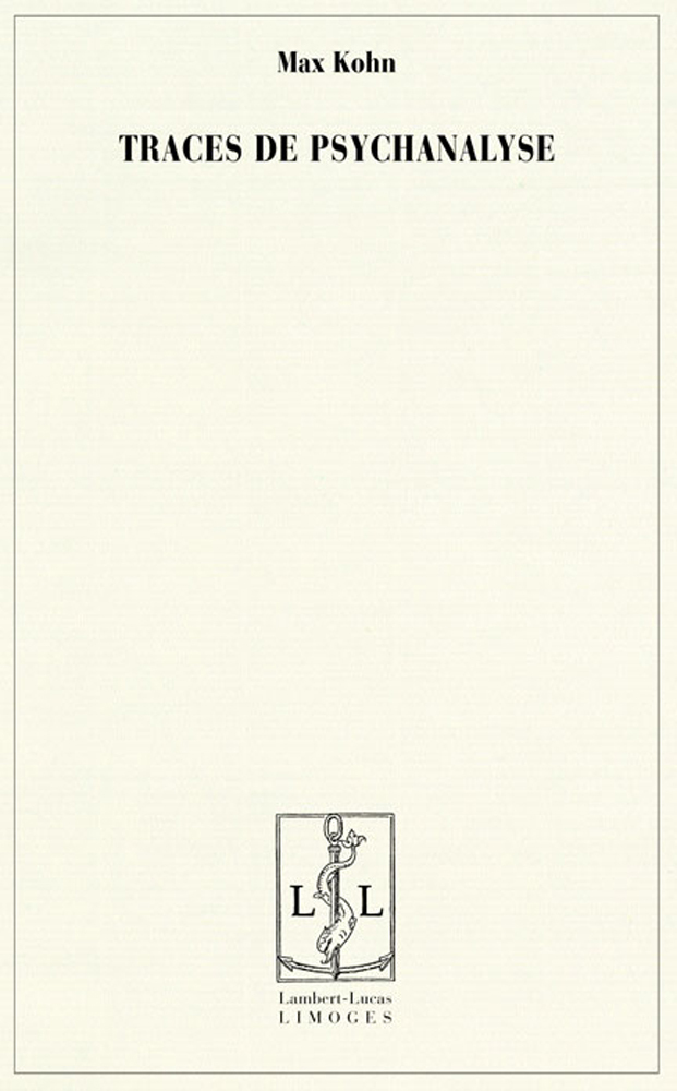 Traces de psychanalyse