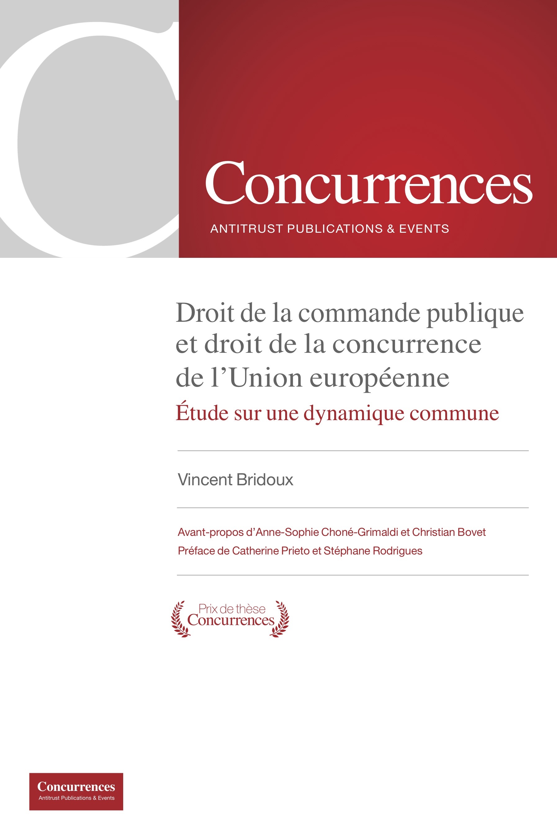 DROIT DE LA COMMANDE PUBLIQUE ET DROIT DE LA CONCURRENCE DE L’UNION EUROPÉENNE