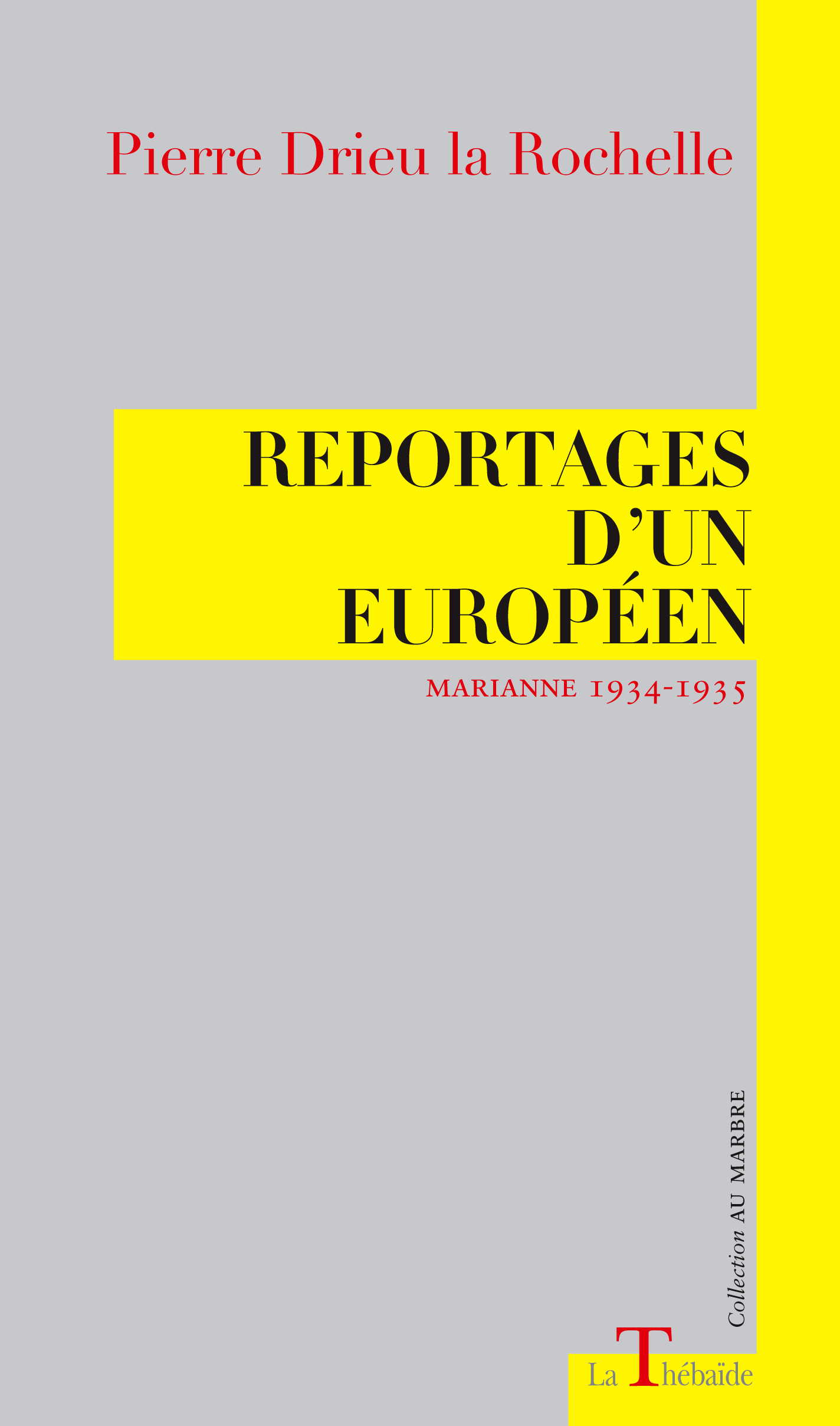 REPORTAGES D'UN EUROPEEN