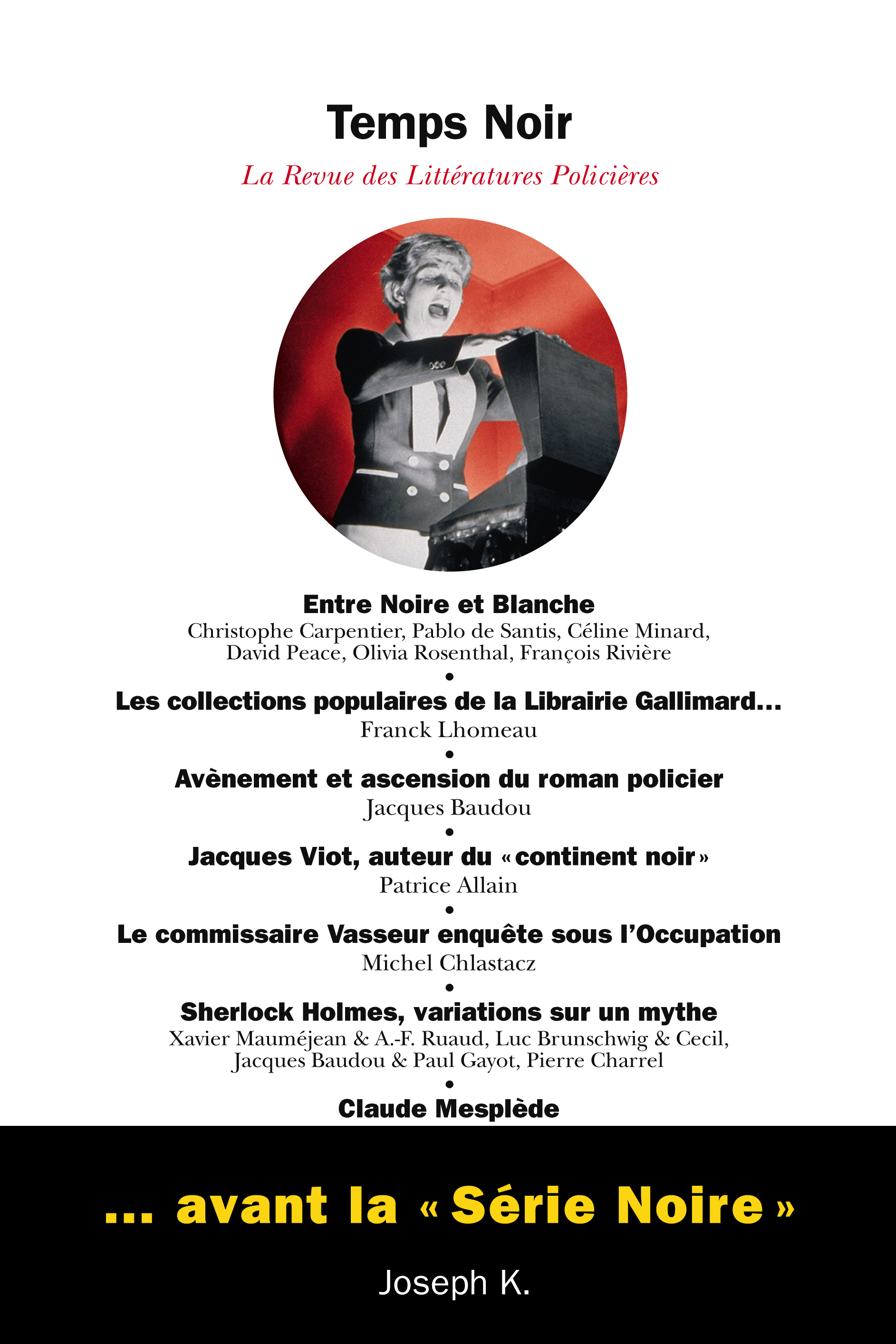 Temps Noir la revue des Littératures Policières n°18