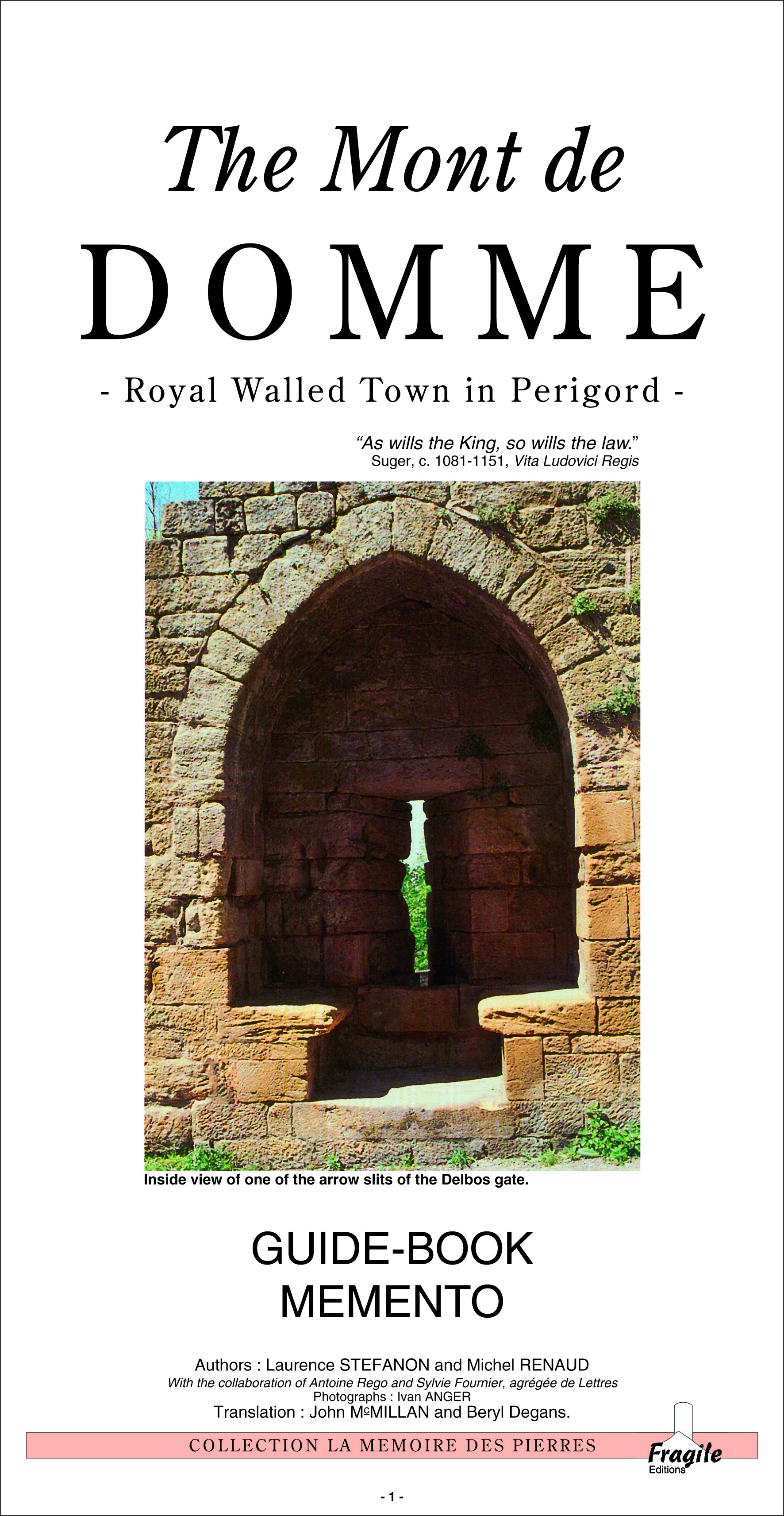 THE MONT DE DOMME, ROYAL WALLED TOWN IN PERIGORD