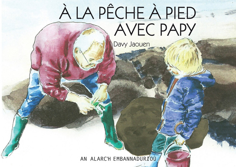 À la pêche à pied avec papy
