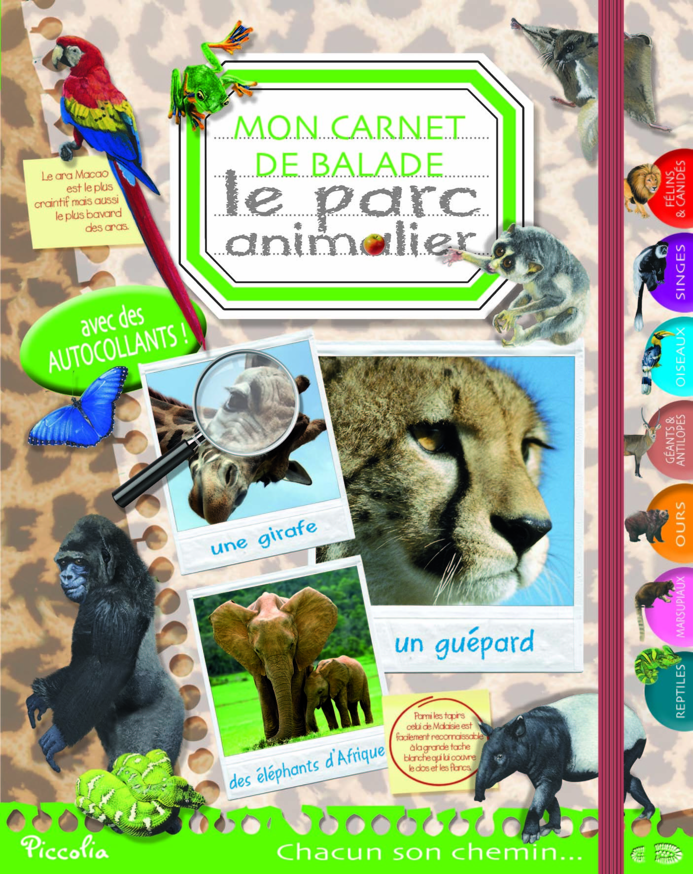 Le parc animalier, mon carnet de balade 